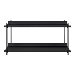 28" X 15" Dominic Tiered Decorative Wall Shelf Black - Kate & Laurel All Things Decor