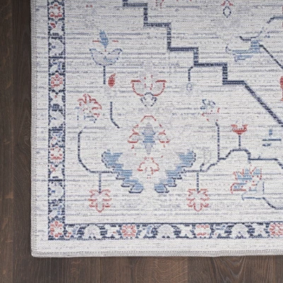 Nicole Curtis Machine Washable Series 1 Farmhouse Medallion Indoor Rug 3 Nicole Curtis Machine Washable Series 1 Farmhouse Medallion Indoor Rug - Image 3