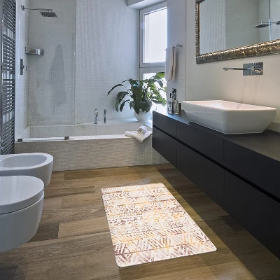 World Rug Gallery Geometric Bohemian Design Anti Fatigue Standing Mat 7 World Rug Gallery Geometric Bohemian Design Anti Fatigue Standing Mat - Image 7