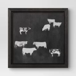 (Set Of 2) 12" X 12" Cow Collection II Framed Wall Canvases - Threshold™ -Home Decoration Store GUEST eba1d89c 78cc 4c5b 8c67 3a03cc2b6c22