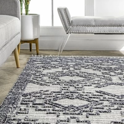 NuLOOM Diamond Opal Area Rug 5 NuLOOM Diamond Opal Area Rug - Image 5
