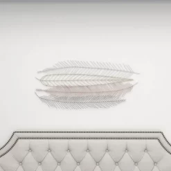 Metal Bird Feather Wall Decor - CosmoLiving By Cosmopolitan -Home Decoration Store GUEST ecbf861a 6a9a 4704 a4e2 07d432a37507