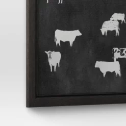 (Set Of 2) 12" X 12" Cow Collection II Framed Wall Canvases - Threshold™ -Home Decoration Store GUEST ed6cea91 4424 4805 8aee 4c4271b75676