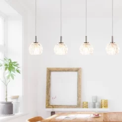 Lanson Pendant Chrome/Clear - Safavieh -Home Decoration Store GUEST ed6e1f75 1e95 4c6b 8bdb 5fbeb9b0d3fc