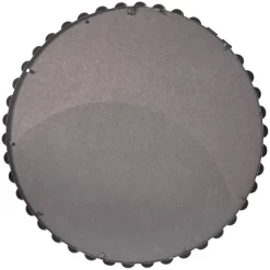 Metal Round Wall Mirror With Beaded Detailing - CosmoLiving By Cosmopolitan