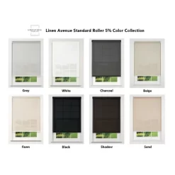 Linen Avenue Cordless 1% Solar Screen Standard Roller Shade, White, Fawn, And Sand -Home Decoration Store GUEST edf3bca7 eafe 4651 a0a2 24f4cb09dc1e