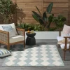 Nourison Positano Modern Diamond Outdoor Rug