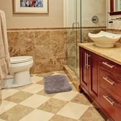 PiccoCasa Plush Shaggy Non-Slip Bath Mat Thick Bathroom Rug Show Door Mat Carpet -Home Decoration Store GUEST f00b9b1d 293f 4317 82c7 c1cfcc3467a1