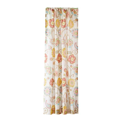 Ashbury Spring Floral Lined Curtain Panel With Rod Pocket - Levtex Home 2 Ashbury Spring Floral Lined Curtain Panel With Rod Pocket - Levtex Home - Image 2