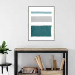 22" X 30" Painted Weaving IV Blue Green By Piper Rhue Framed Canvas Wall Art Gray Wash - Amanti Art 10 22" X 30" Painted Weaving IV Blue Green By Piper Rhue Framed Canvas Wall Art Gray Wash - Amanti Art -Home Decoration Store GUEST f160a78c 246e 4327 90ab 3bea4bebe79c