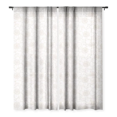 Avenie Spring Garden Collection VI 50" X 84" Single Panel Sheer Window Curtain - Society6 2 Avenie Spring Garden Collection VI 50" X 84" Single Panel Sheer Window Curtain - Society6 - Image 2