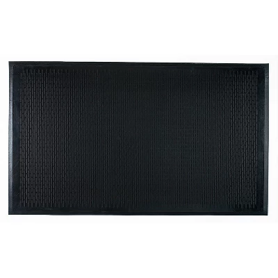 3'x5' Rectangle Solid Floor Mat Black - Guardian 1 3'x5' Rectangle Solid Floor Mat Black - Guardian