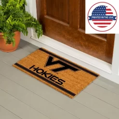 Evergreen Virginia Tech Logo Turf Mat, Brown- 28 X 16 Inches Indoor Outdoor Doormat -Home Decoration Store GUEST f38f2be3 b04d 4a37 99b7 24d5adbc1f71