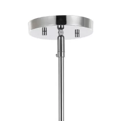 36" 6-Light Atlas Modern Vintage Iron Arm-Adjustable LED Chandelier Chrome - JONATHAN Y -Home Decoration Store GUEST f431d9d8 07db 4c5c 8bce 0bae583a6a49