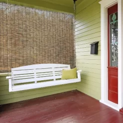 60"x72" Hyman Light Filtering Outdoor Cord Free Reed Rollup Horizontal Blinds Brown -Home Decoration Store GUEST f44f6f66 410d 4162 ae34 67232cb87604