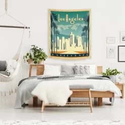 Los Angeles By Anderson Design Group Wall Tapestry - Americanflat