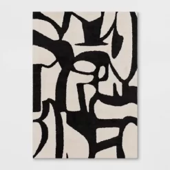 Abstract Inkblot Rug Black/White - Threshold™ 7 Abstract Inkblot Rug Black/White - Threshold™ -Home Decoration Store GUEST f515f58c 4fc4 473d 8b9e f1ee81b22a0b