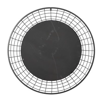 Traditional Metal Wall Mirror Black - Olivia & May 6 Traditional Metal Wall Mirror Black - Olivia & May - Image 6