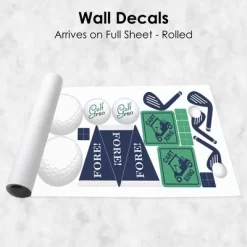 Big Dot Of Happiness Par-Tee Time - Golf - Peel And Stick Sports Decor Vinyl Wall Art Stickers - Wall Decals - Set Of 20 -Home Decoration Store GUEST f674e050 e304 4d8a 8cb5 57c5c8eb976f