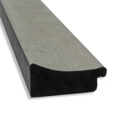 19" X 53" Non-Beveled Waveline Silver Narrow Full Length On The Door Mirror - Amanti Art