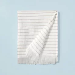 Allover Stripe Matelassé Throw Blanket - Hearth & Hand™ With Magnolia -Home Decoration Store GUEST f77263e9 60e6 4ce4 b9a6 03d945cb225b