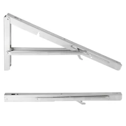 Built Industrial 2 Pack Folding L Wall Shelf Bracket, 16 Inch Collapsible Hardware With Locking Hinge For Garage Shelves, Holds 160lbs -Home Decoration Store GUEST f7ac9063 71c9 4eb8 aa90 e1c4c7aaf02a