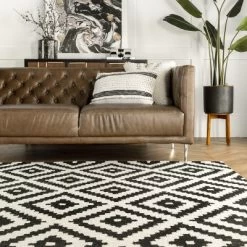 NuLOOM Kellee Hand Tufted Geometric Wool Area Rug -Home Decoration Store GUEST f909c8f8 064a 40ad b240 631336fee2fb