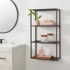 Tall Wall Shelf Black Metal - Brightroom™