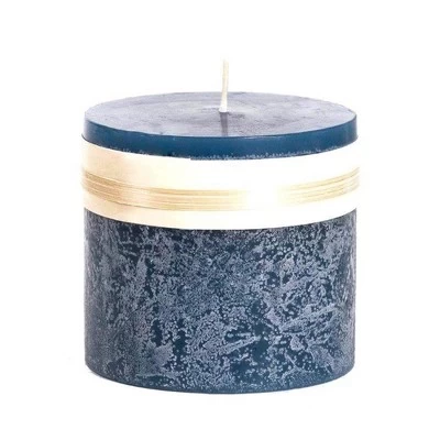 Northlight 3.25" Navy Blue Traditional Cylindrical Outdoor Pillar Candle 1 Northlight 3.25" Navy Blue Traditional Cylindrical Outdoor Pillar Candle