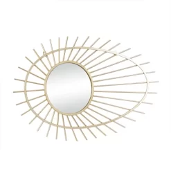 Contemporary Metal Wall Mirror Gold - CosmoLiving By Cosmopolitan -Home Decoration Store GUEST fa24bdf8 1637 49f0 b751 50553dbcaad7