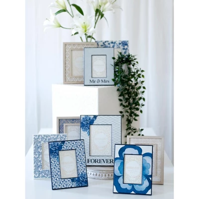 Shiraleah Off-White Eden Woven 4x6 Picture Frame 3 Shiraleah Off-White Eden Woven 4x6 Picture Frame - Image 3