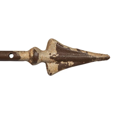 27.5" Metal Arrow Wall Décor Distressed Rust Finish - 3R Studios 7 27.5" Metal Arrow Wall Décor Distressed Rust Finish - 3R Studios - Image 7
