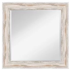 Alexandria White Wash Framed Wall Mirror - Amanti Art 23 Alexandria White Wash Framed Wall Mirror - Amanti Art -Home Decoration Store GUEST fb2f65b2 f607 4629 a7ce 3c9d29de521b
