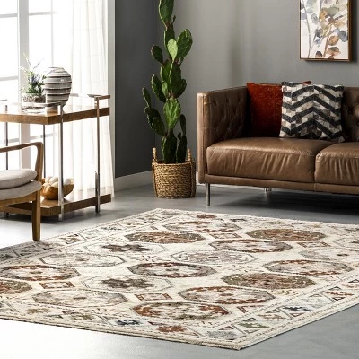 NuLOOM Astrid Traditional Motif Fringe Area Rug 1 NuLOOM Astrid Traditional Motif Fringe Area Rug
