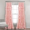 Home Boutique Kemmy Window Curtain Panel Peachy Pink 52X84