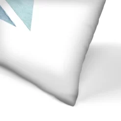 Triangle In Blue By Tanya Shumkina Throw Pillow - Americanflat