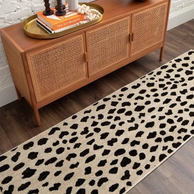 Daffodil Leopard Print Woven Rug - Threshold™ 7 Daffodil Leopard Print Woven Rug - Threshold™ - Image 7