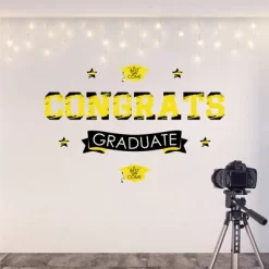 Big Dot Of Happiness Yellow Graduation Party Photo Backdrop - Wall Decals -Home Decoration Store GUEST fd948db1 7c3d 4197 9eba e797a7e5d347