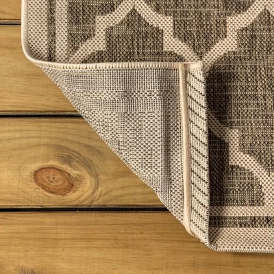 Trebol Moroccan Trellis Textured Weave Indoor/Outdoor Area Rug - JONATHAN Y 6 Trebol Moroccan Trellis Textured Weave Indoor/Outdoor Area Rug - JONATHAN Y - Image 6